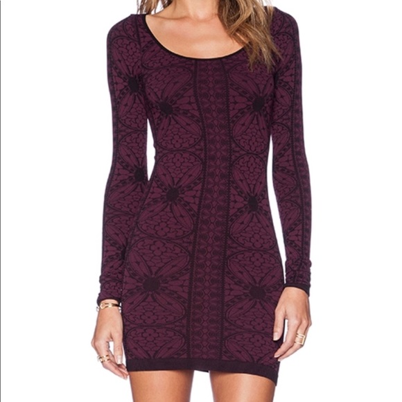 Free People Dresses & Skirts - Intimately Free People | Printed Bodycon Dress M/L
